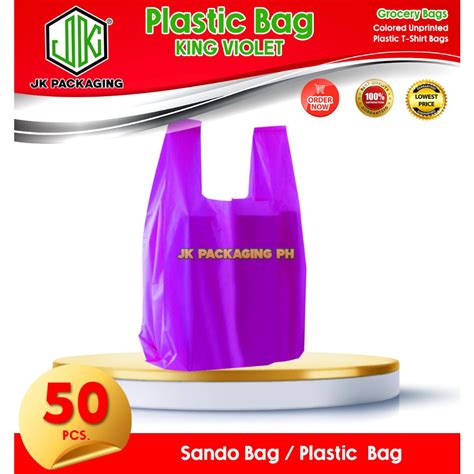 Violet Plastic Sando Bag Pcs Per Pack Shopee Philippines