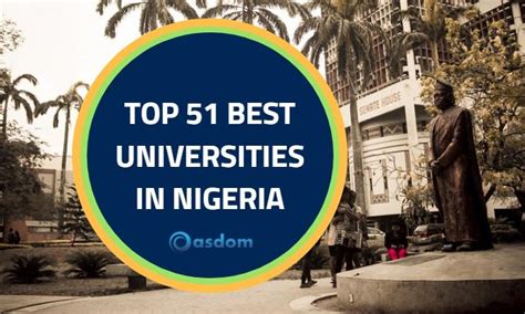 Top 51 Best University In Nigeria Latest Oasdom