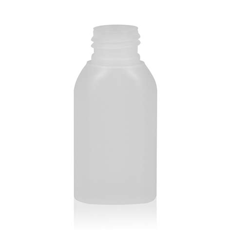 50 Ml Ovale Naturelle HDPE Fles 24 410