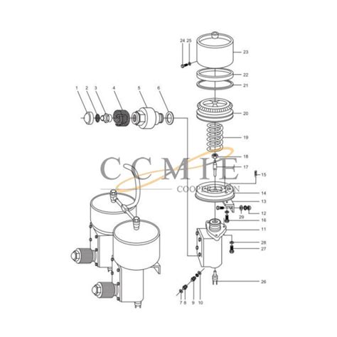 China Sh Brake Master Cylinder Xcmg Wz Backhoe Loader