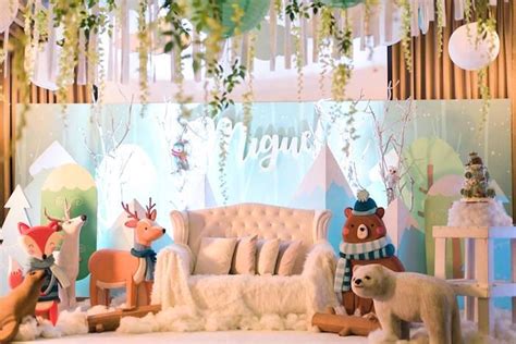 Winter Woodland Birthday Party Kara S Party Ideas Winter Woodland