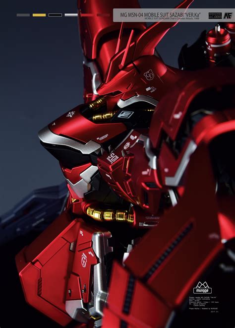 Rhb RBS GUNDAM GUY MG 1 100 Sazabi Ver Ka Painted Build