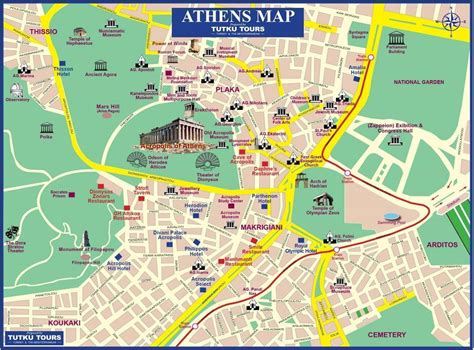 Athens Greece World Map