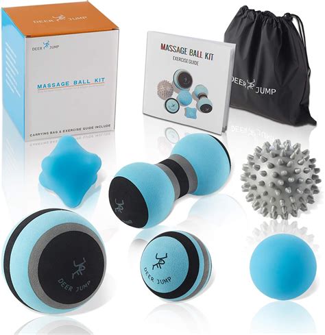 Massage Ball Kit For Myofascial Trigger Point Release And Deep Tissue