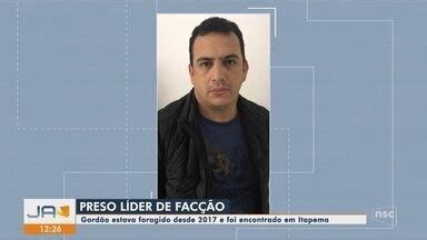 Jornal do Almoço SC Líder de organização criminosa é preso em