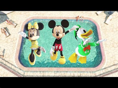 Gta Mickey Mouse Vs Donald Duck Vs Minnie Mouse Vs Goofy Funny