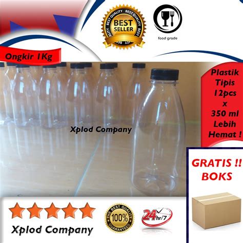 Jual Pcs Botol Plastik Kemasan Minuman Unik Tipis Model Cantik