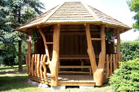 Дизайн беседки на даче своими руками из дерева - 80 фото