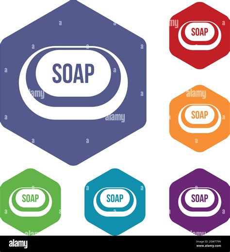 Soap Icons Set Stock Vector Image Art Alamy