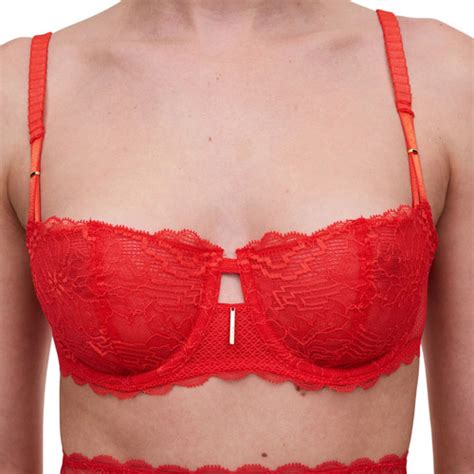 Soutien Gorge Corbeille Armatures Rouge Chantelle Lemon Curve