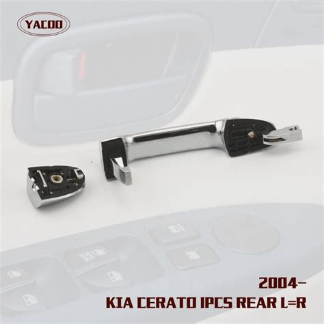 Pcs Rear Left Or Right Exterior Door Handle For Kia Cerato Chorme