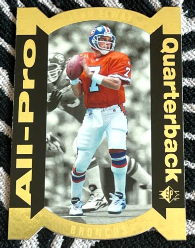 1995 SP All Pros Gold 7 John Elway Denver Broncos EBay