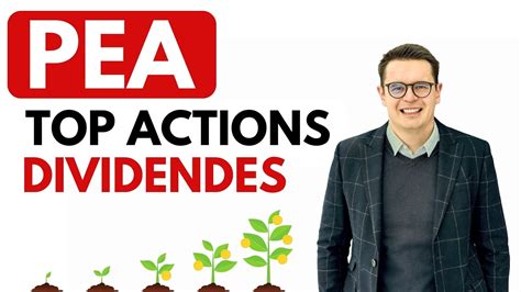 Top Meilleurs Actions Dividende Pour Pea Youtube