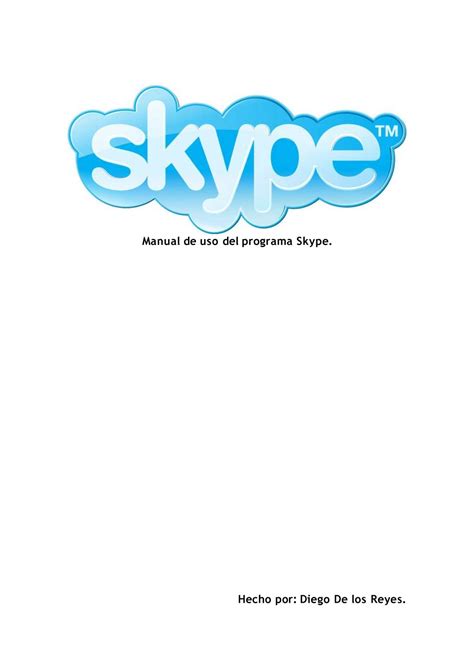 Calaméo Manual de Uso Skype