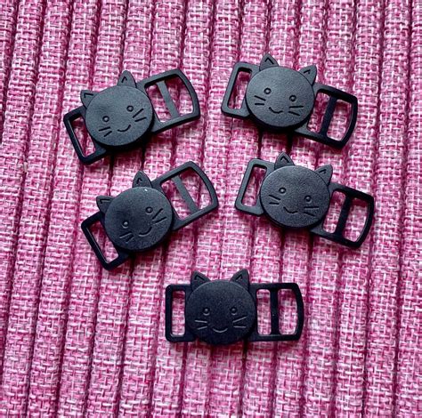 Breakaway Cat Buckle Kitten Collar Safety Buckle Cute Etsy