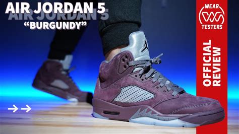 Air Jordan 5 Burgundy 2023 YouTube