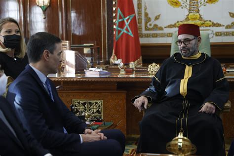 Foto Pedro Sánchez se reúne con Mohamed VI En imágenes Reunión de