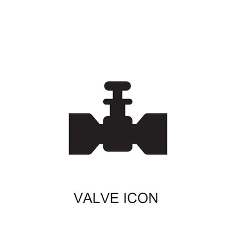 Icono de vector de válvula Vector Premium