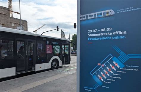 Sperrung der S Bahn Stammstrecke in Stuttgart Gestresste Fahrgäste