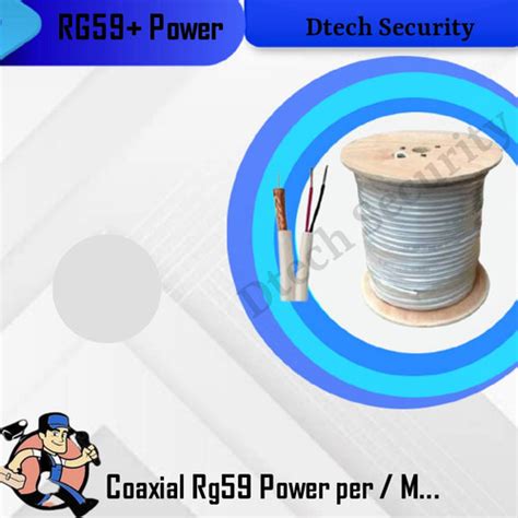 Jual Kabel Cctv Eceran Rg59 Power Per Meter Kabel Coaxial Permeter