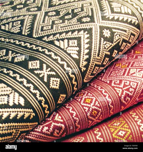 Thai Pattern Silk Hi Res Stock Photography And Images Alamy