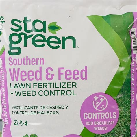 Sta Green Southern Weed And Feed 12 Lb 4000 Sq Ft 22 0 4 Weed And Feed Fertilizer P159891n At