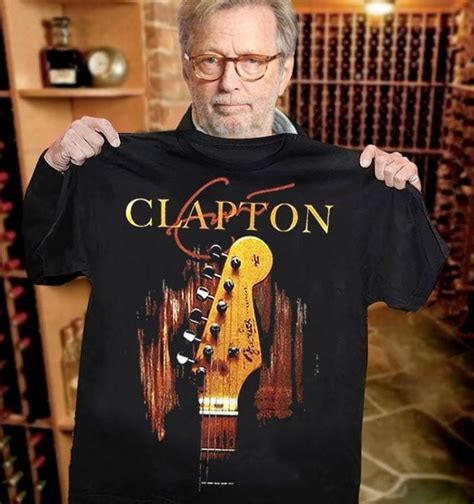 Eric Clapton Signature Guitarist Rock Singer T Shirt Eric Clapton Fans