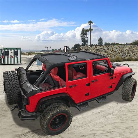 Jeep Wrangler Soft Top Boot Storage Cover Jk Jku 4 Door Shadeidea