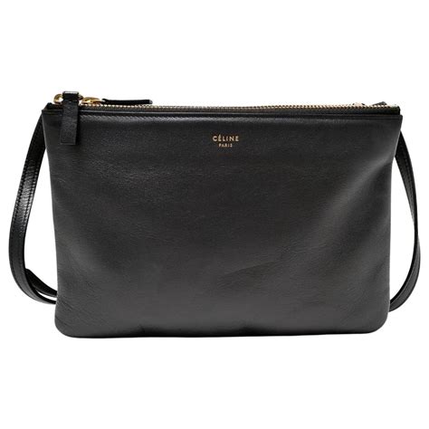 Céline Trio Black Leather ref 841602 Joli Closet