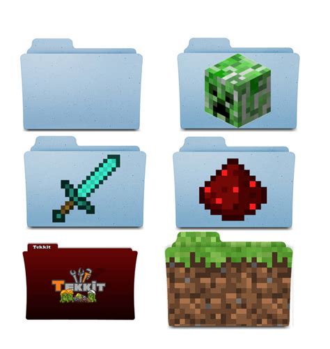 Folder Icons Minecraft By Mlpbrony87654 By Mlpbrony87654 On Deviantart