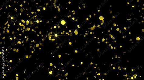 Golden Confetti - Glamorous Video Background Loop Stock Video | Adobe Stock