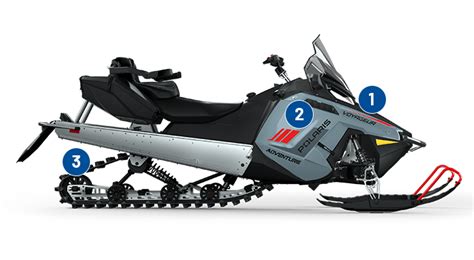 2024 Polaris 550 Voyageur Adventure Snowmobiles