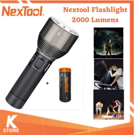 Jual Xiaomi Nextool Flashlight Senter Led Usb Rechargeable Lumens