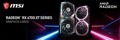 Msi Launches Radeon Rx 6700 Xt Gaming And Mech 2x Series Custom Graphics Cards