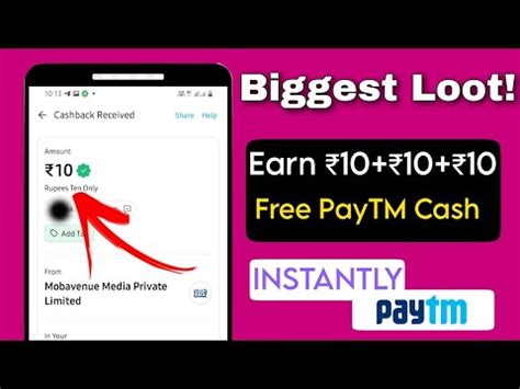 New Earning App Today 2023 10 Paytm Cash Unlimited Times