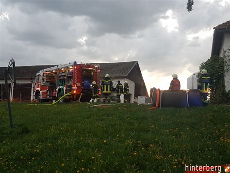 Brand Landwirtschaftliches Objekt Eine Person Vermisst