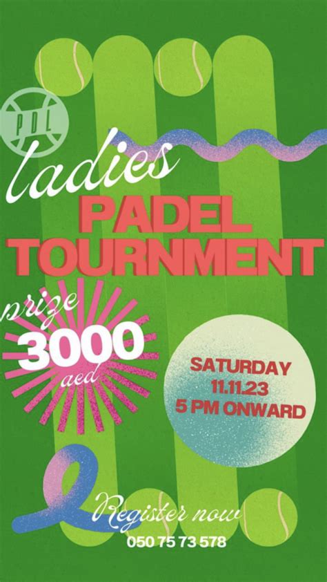 Ladies Pdl Tournament Wecourts Padel Tennis