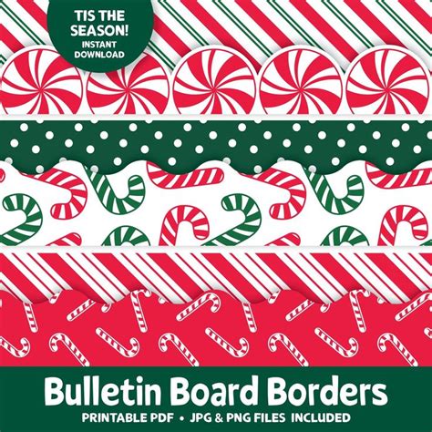 Christmas Bulletin Border Set Christmas Bulletin Board Borders