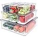 Amazon Pomeat Pack Fridge Organizer Stackable Refrigerator