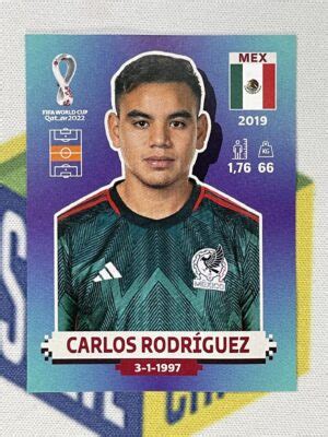 Mex Carlos Rodr Guez Mexico Panini World Cup Sticker Solve