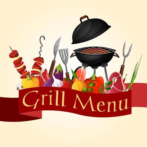 Bbq grill background 454697 Vector Art at Vecteezy