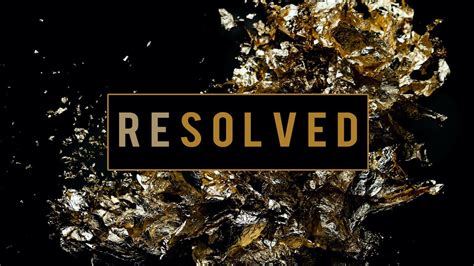 Resolved - Week One - YouTube