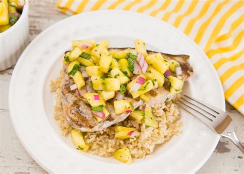 Grilled Swordfish With Pineapple Salsa Joy In Every Season