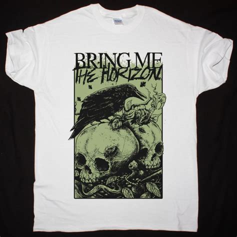 BRING ME THE HORIZON RAVEN AND SKULLS Best Rock T Shirts