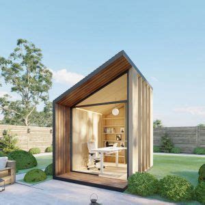 A Monastically Inspired Workspace Designed For One Backyard Office