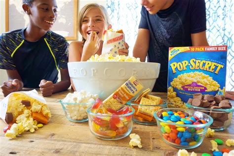 Simple Diy Movie Night Popcorn Station Global Munchkins