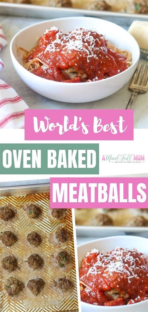 This Really Is The World S Best Oven Baked Meatball Recipe Perfectly