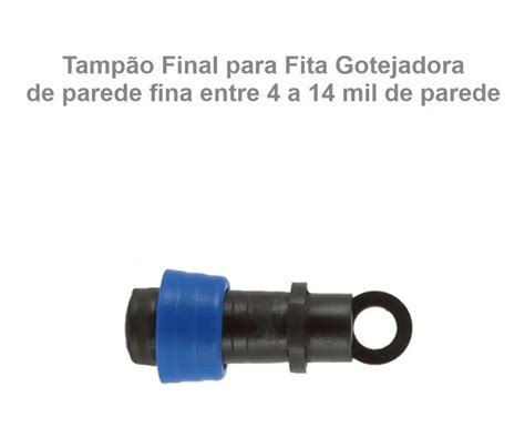 Kit Registro Inicial 16mm anel Fita Gotejadora Doutor Irrigação