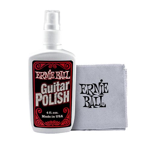 Ernie Ball 4222 Guitar Polish With Cloth Reverb