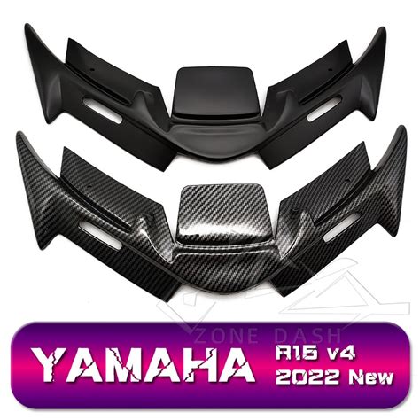 Motorcycle Front Fairing Protector Winglets Yamaha R15 V4 Winglet Front Fairing Import Abs 2021